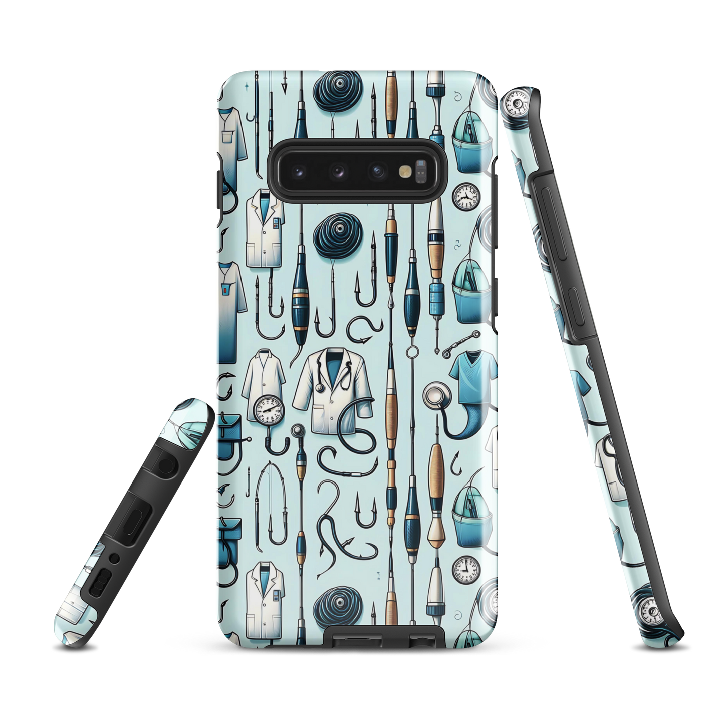 Medical phone case | Hooked doctor | tough cover for Samsung