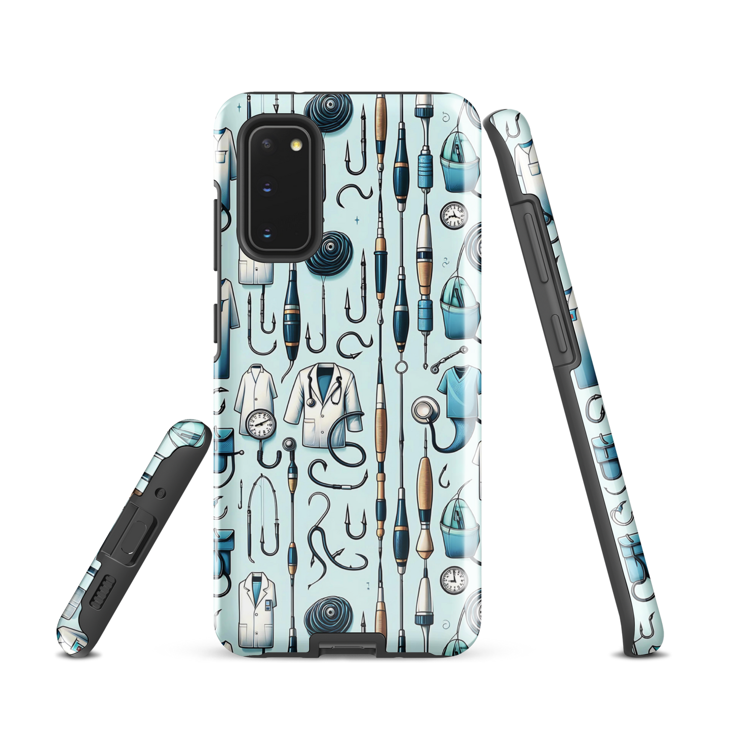 Medical phone case | Hooked doctor | tough cover for Samsung