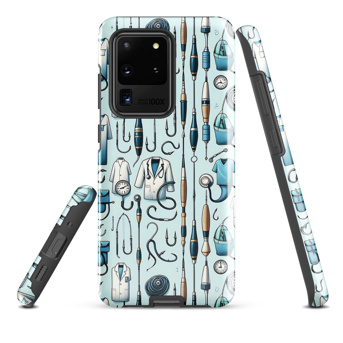 Medical phone case | Hooked doctor | tough cover for Samsung