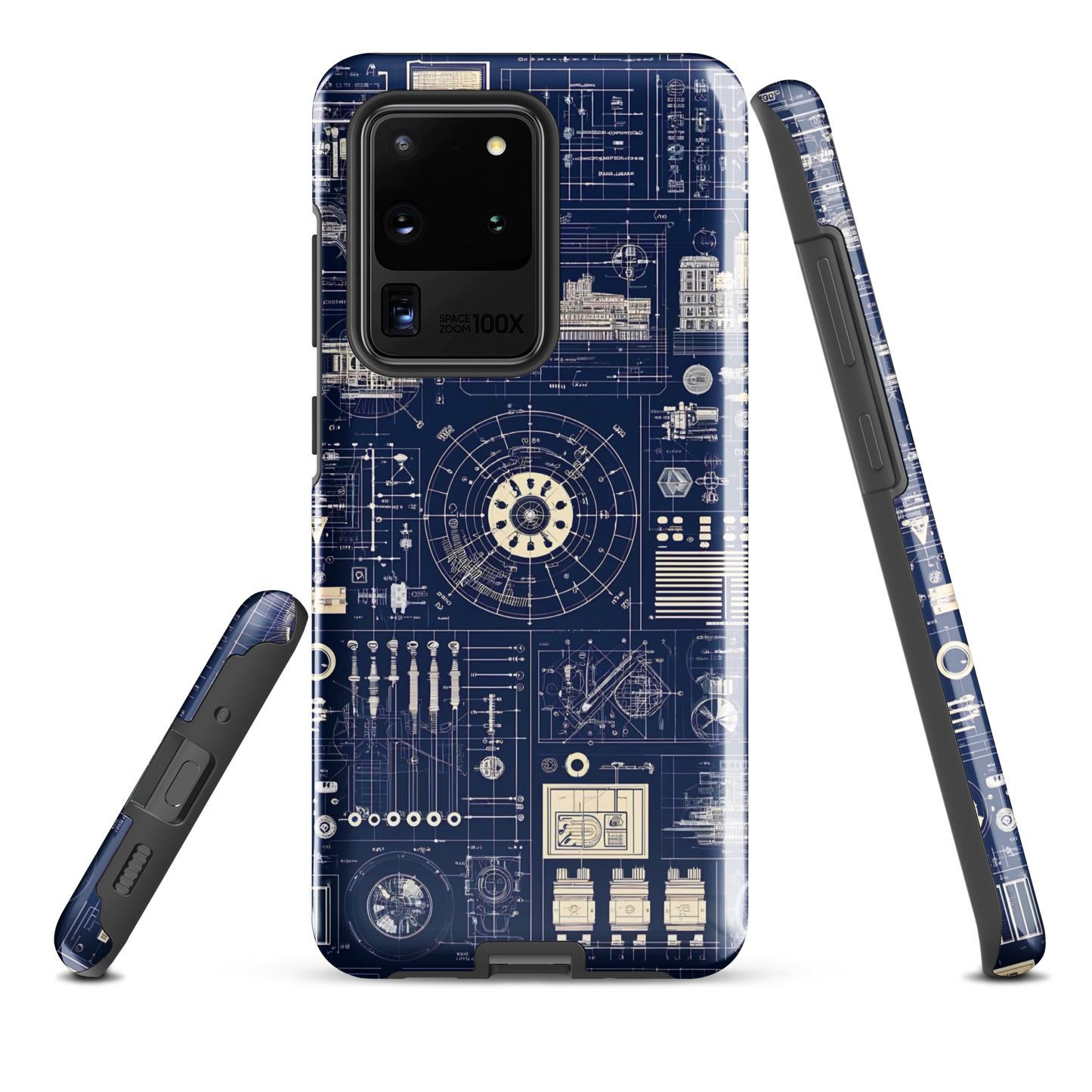 Samsung case | Blueprint schematic | tough cover