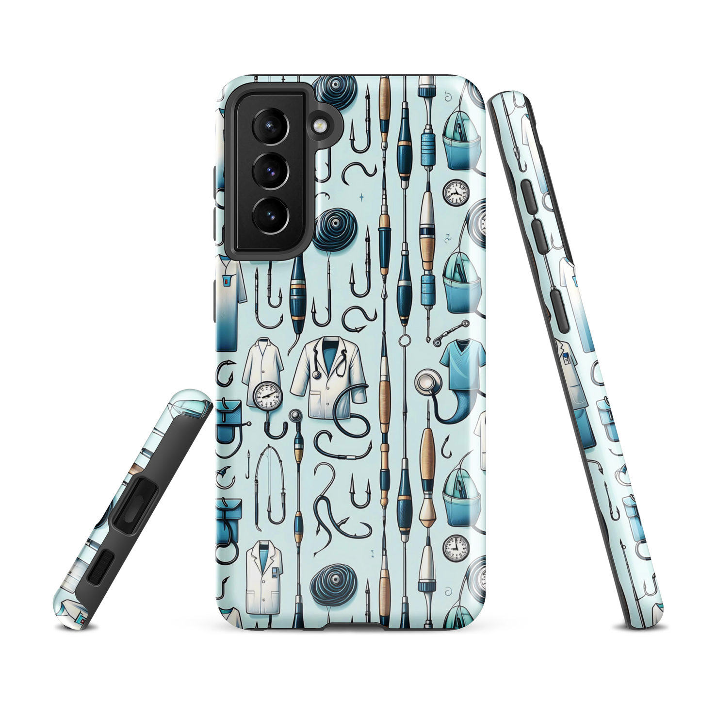 Medical phone case | Hooked doctor | tough cover for Samsung