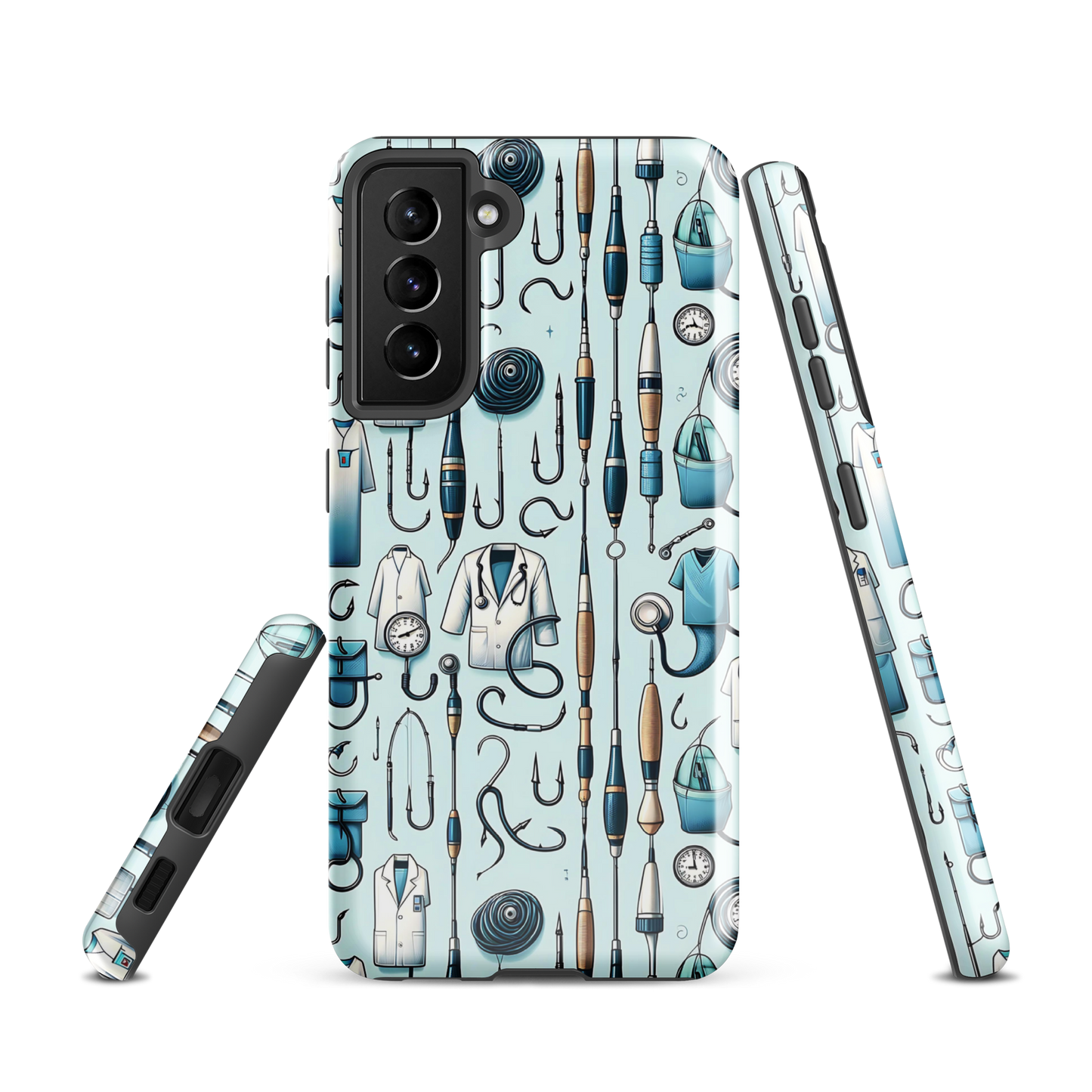 Medical phone case | Hooked doctor | tough cover for Samsung