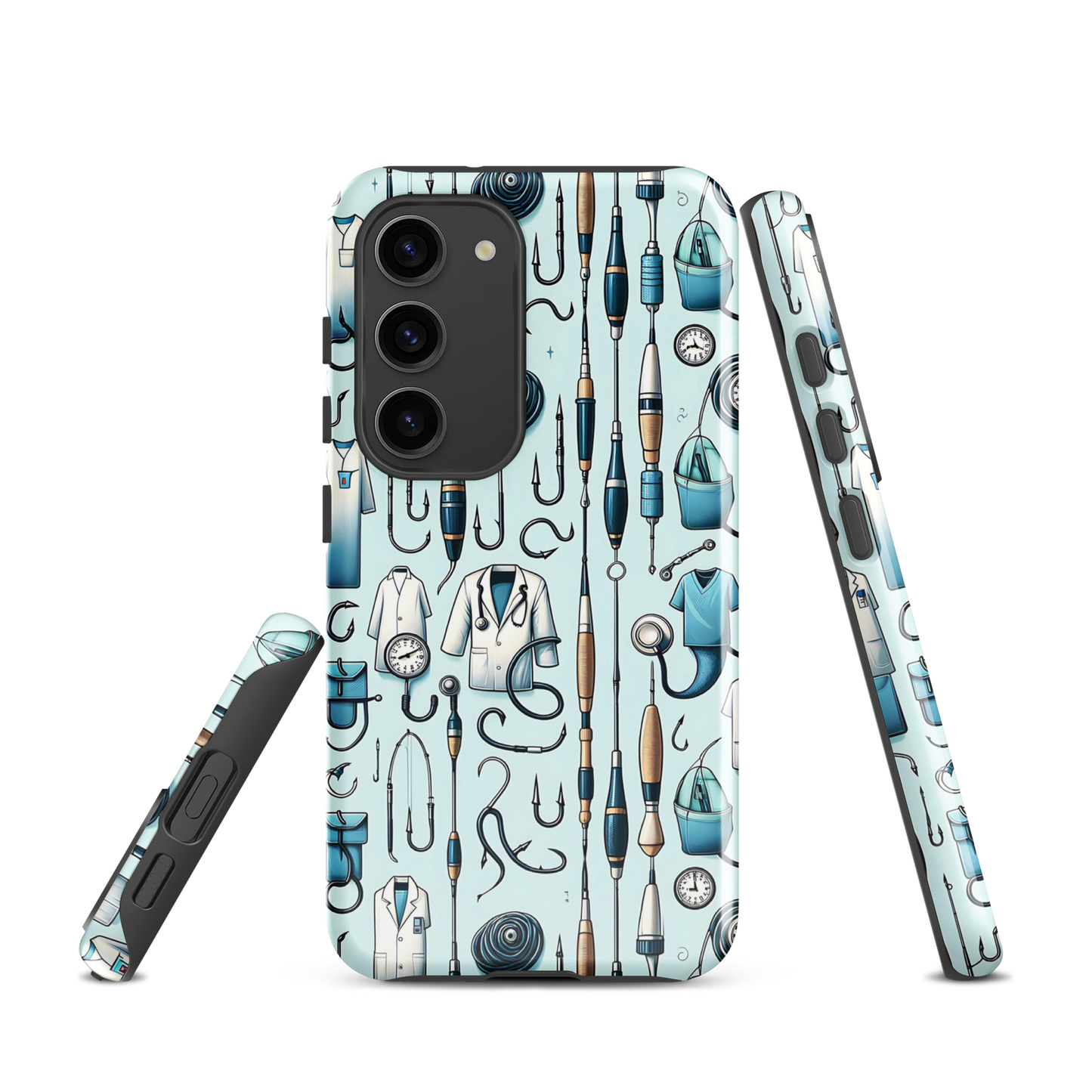 Medical phone case | Hooked doctor | tough cover for Samsung