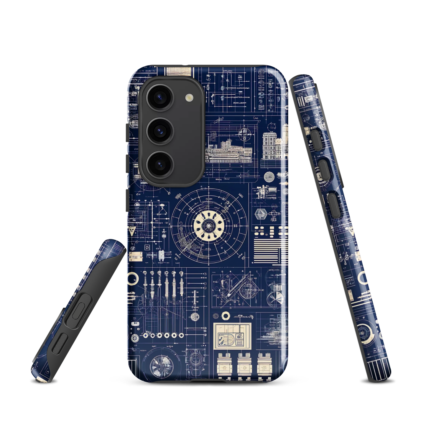 Samsung case | Blueprint schematic | tough cover