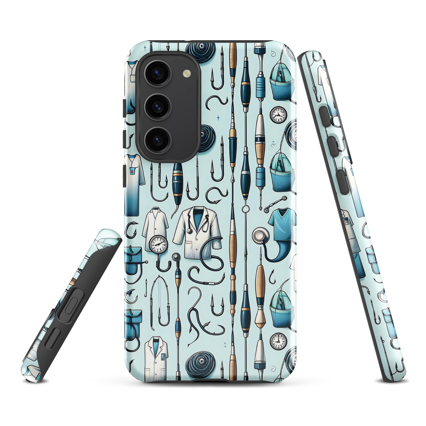 Medical phone case | Hooked doctor | tough cover for Samsung