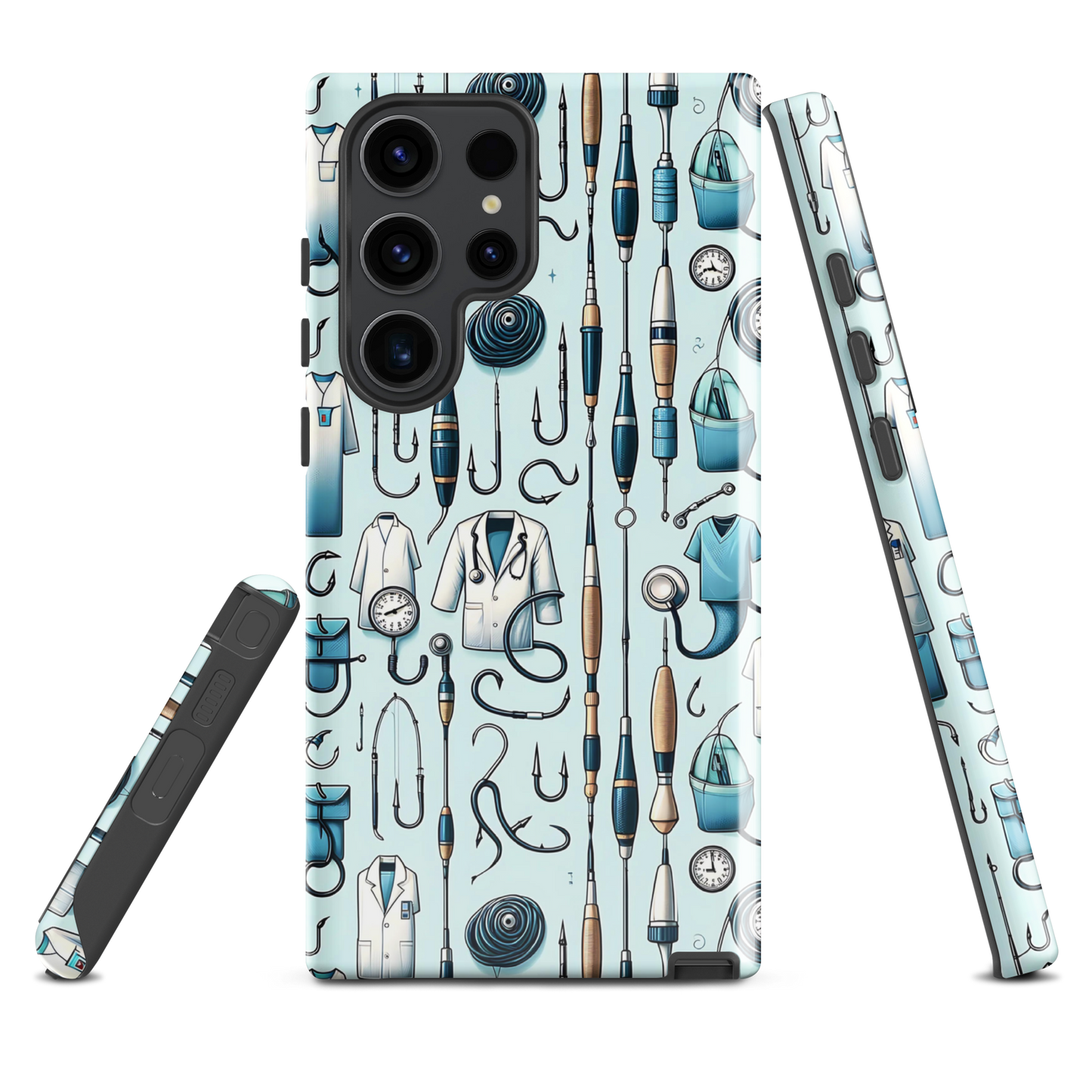Medical phone case | Hooked doctor | tough cover for Samsung