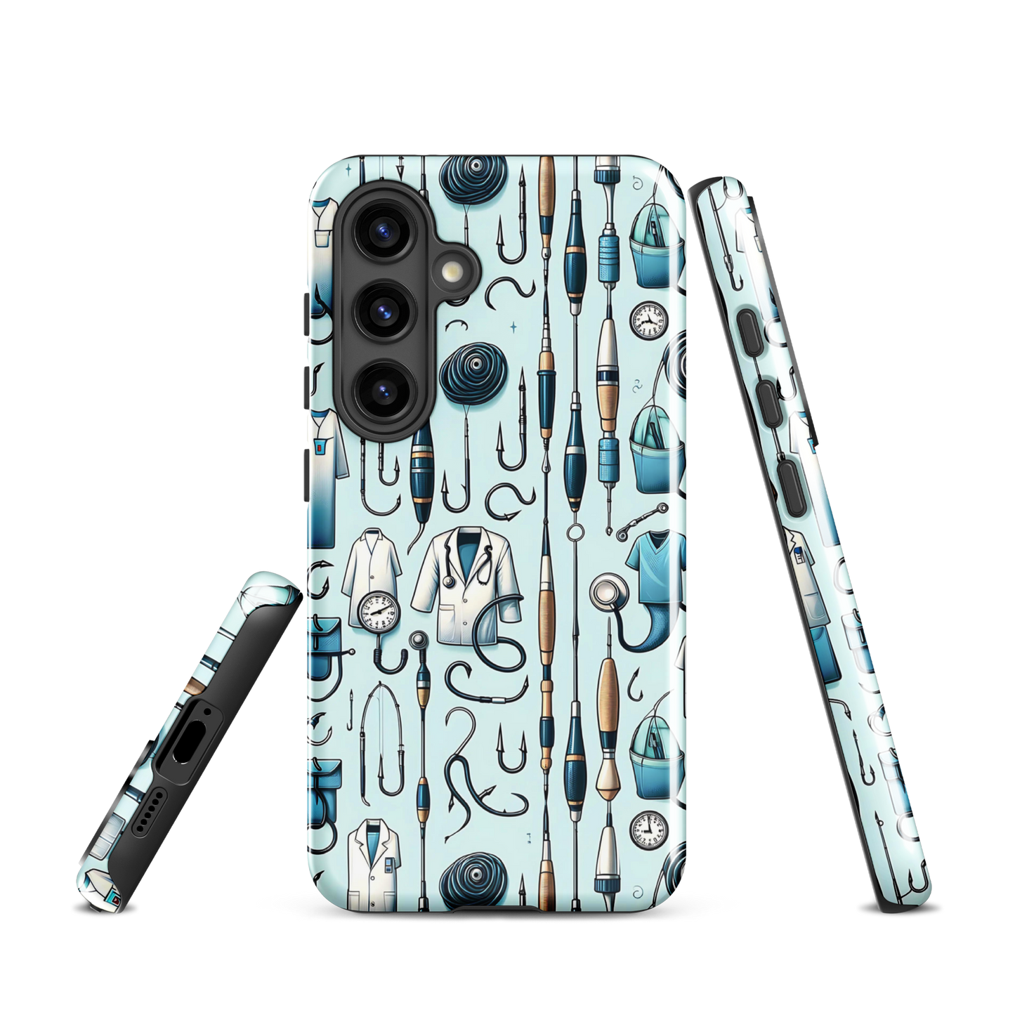 Medical phone case | Hooked doctor | tough cover for Samsung