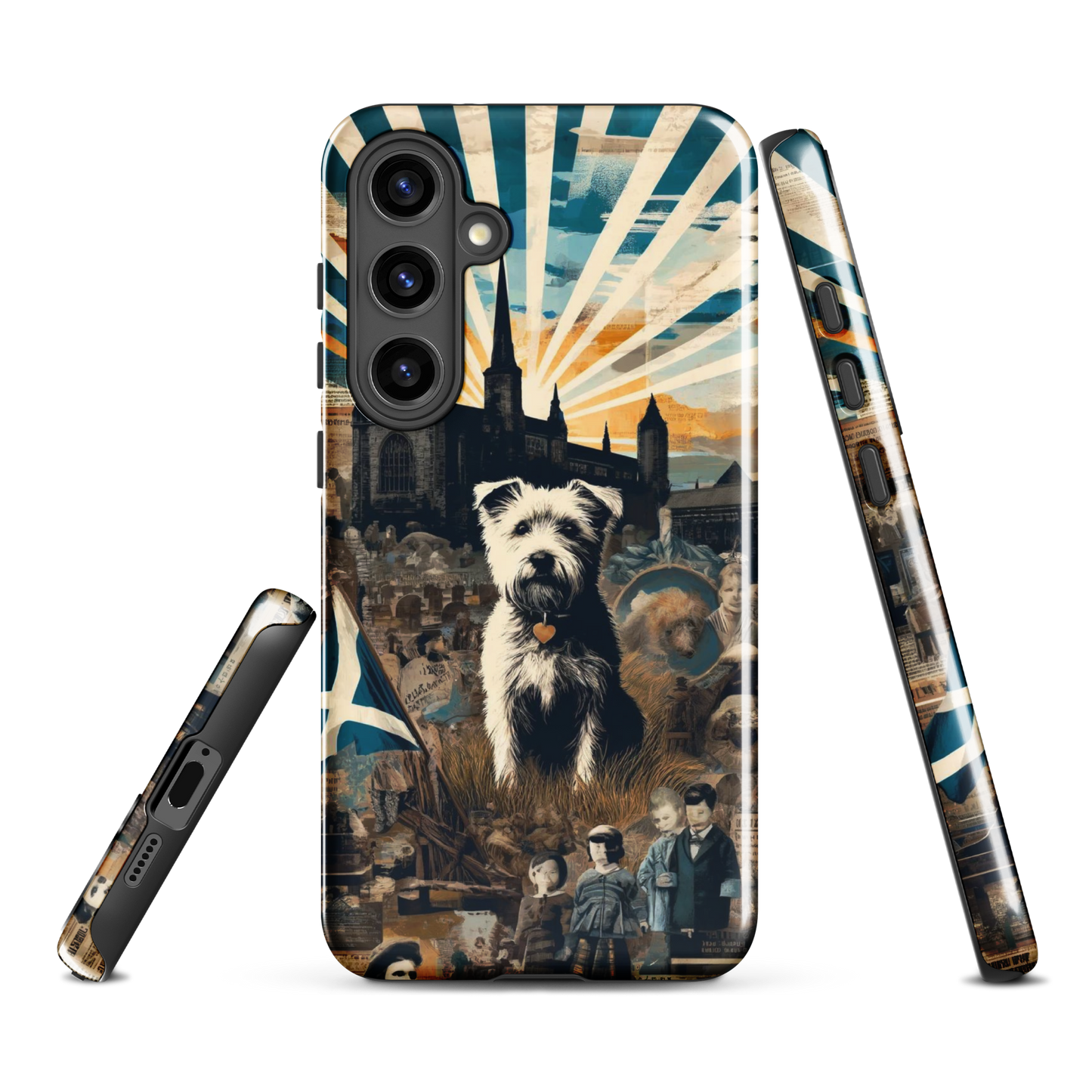 Dog phone case | Greyfriars Bobby | tough cover for Samsung