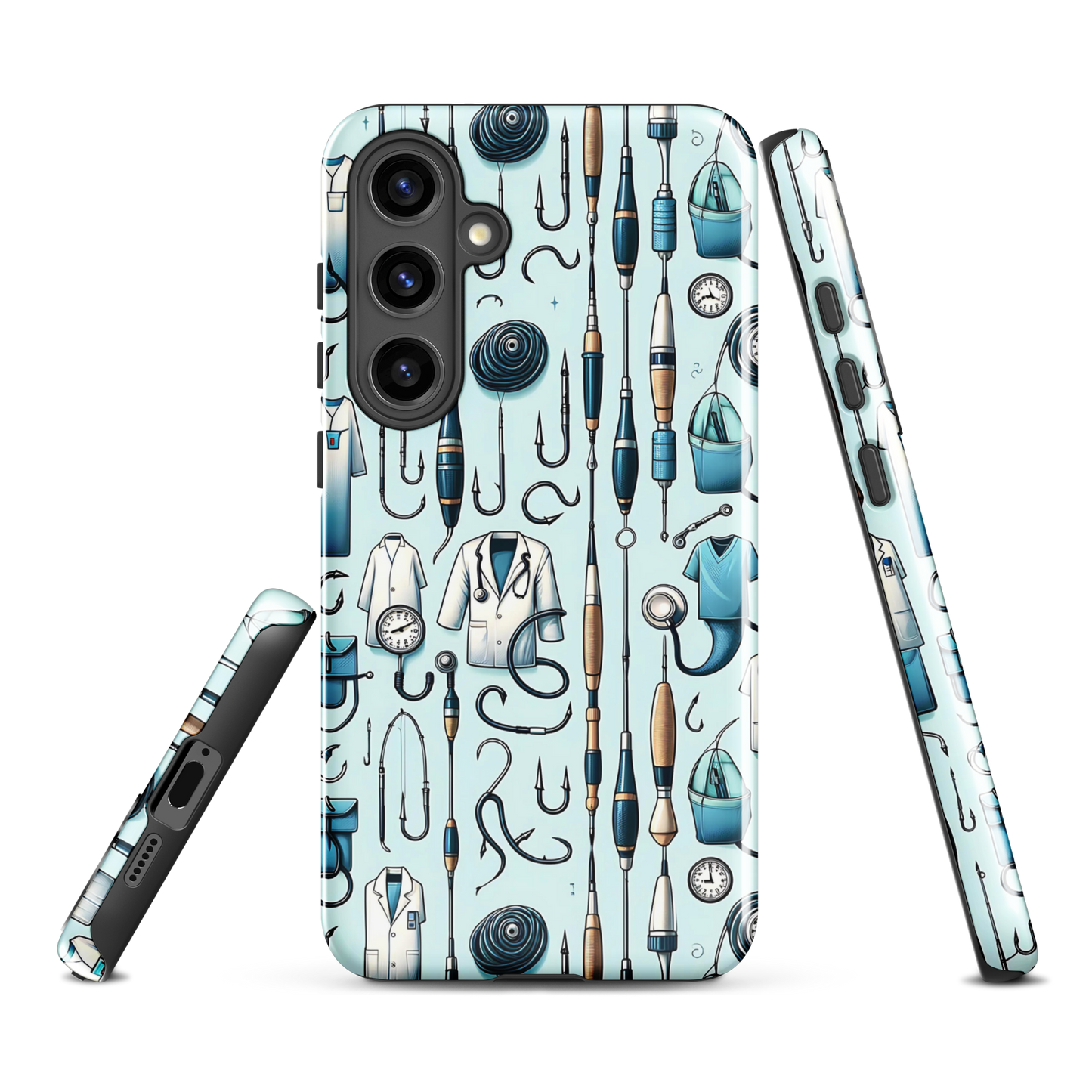 Medical phone case | Hooked doctor | tough cover for Samsung