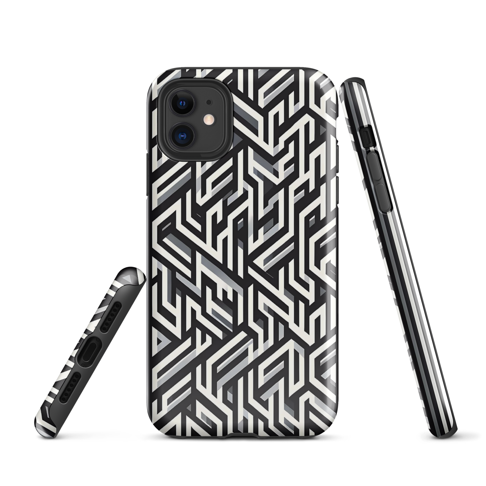 illusion pattern phone case