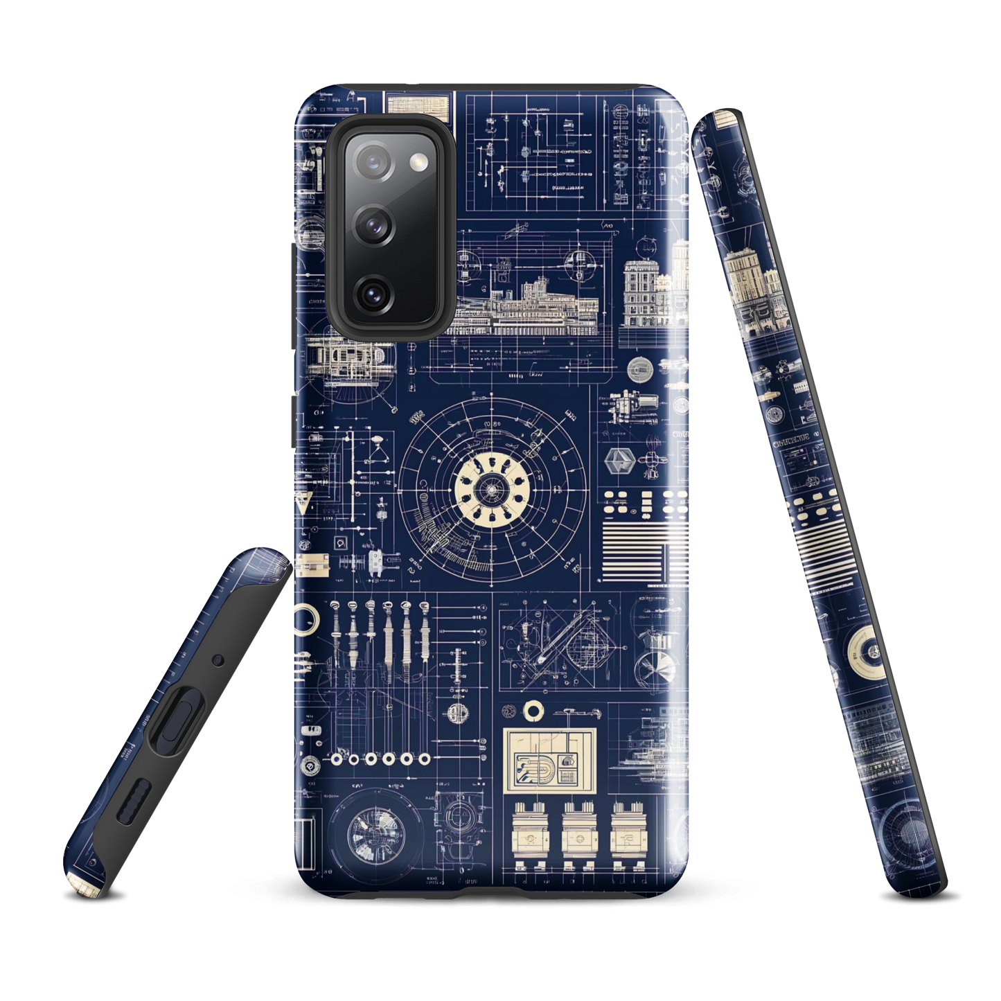 Samsung case | Blueprint schematic | tough cover