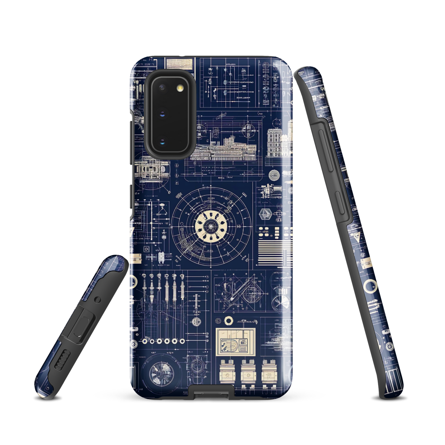 Samsung case | Blueprint schematic | tough cover