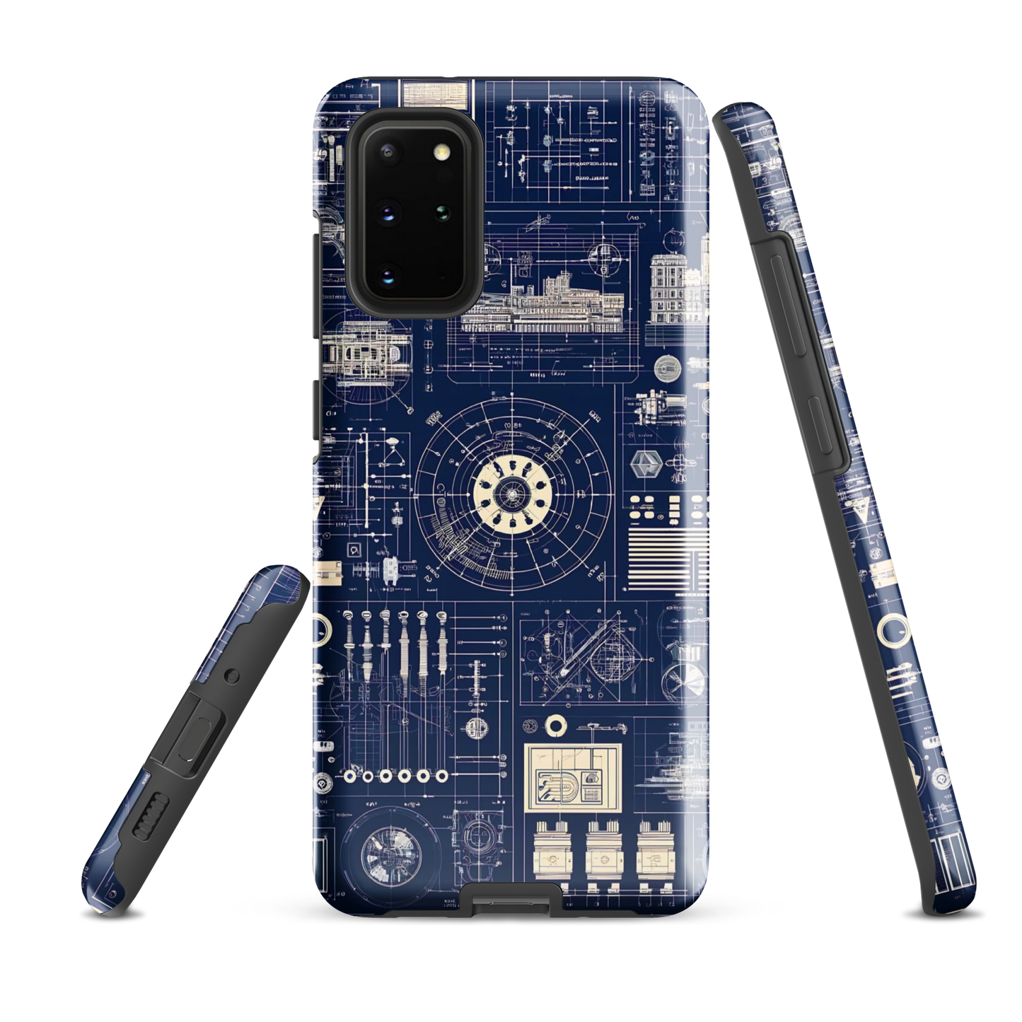 Samsung case | Blueprint schematic | tough cover