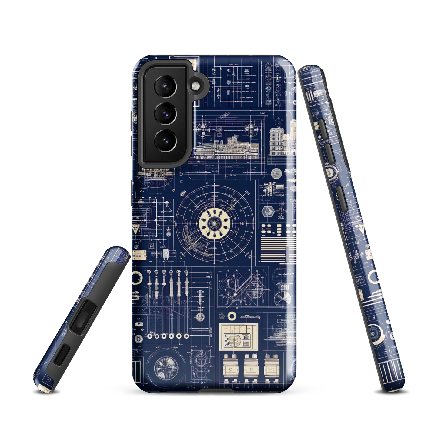 Samsung case | Blueprint schematic | tough cover