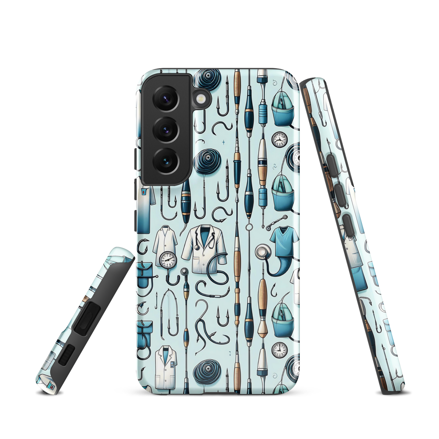 Medical phone case | Hooked doctor | tough cover for Samsung